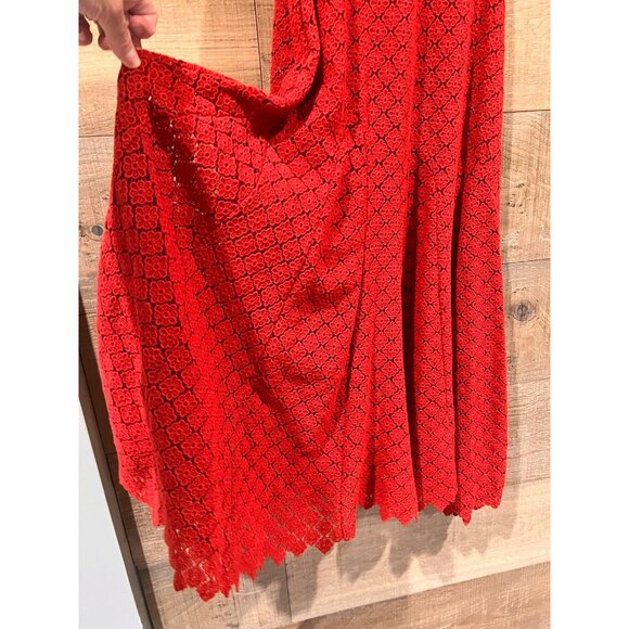 THE GREAT. The Harmony cotton-guipure lace midi dress size 0/ XS - Picture 8 of 13